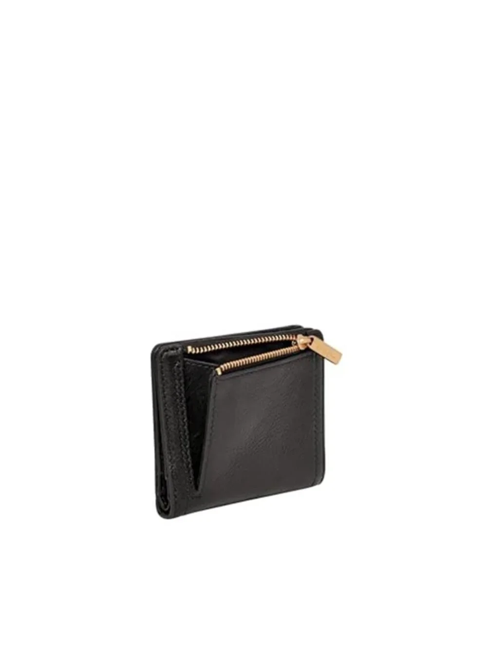 Women Leather Bifold Wallet RFID Small Card Holder ID Window Zip Pocket Key Ring